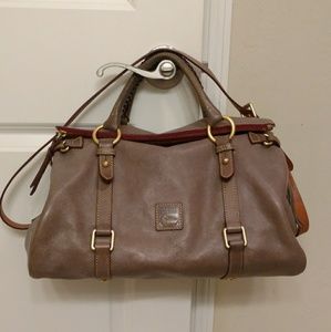 Dooney and Bourke Med. Florentine satchel Mushroom